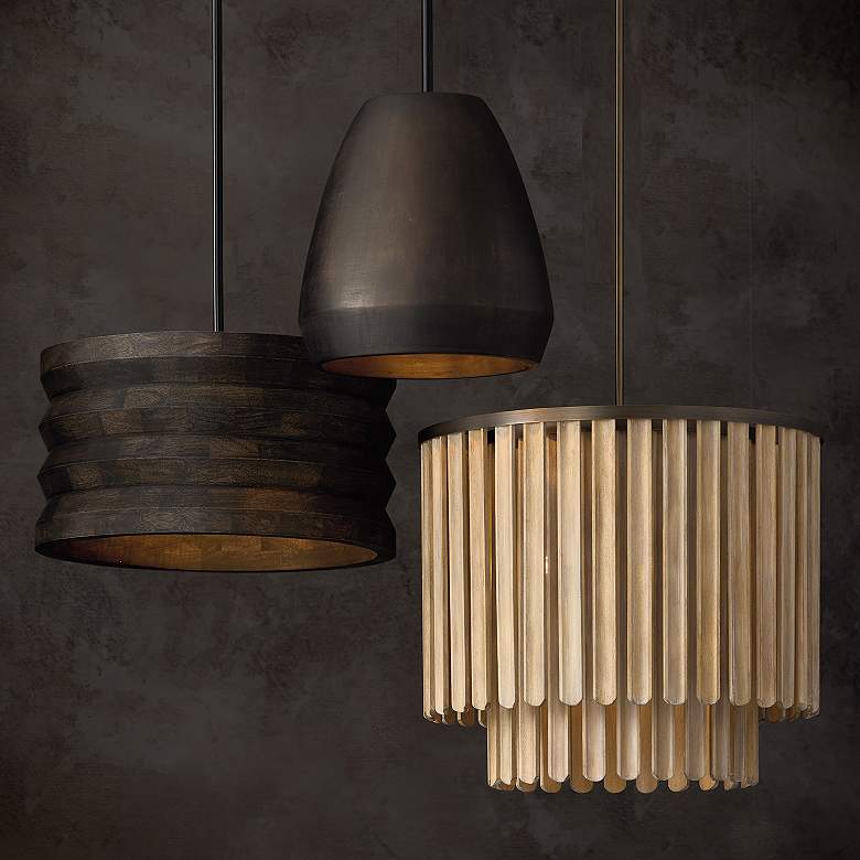 Image 5 Capital Lighting Dunn 4 Light Pendant 22" Espresso Stain and Black more views