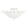 2_Capital Lighting Eden 18" Wide 3-Light White Semi-Flush Ceiling Light