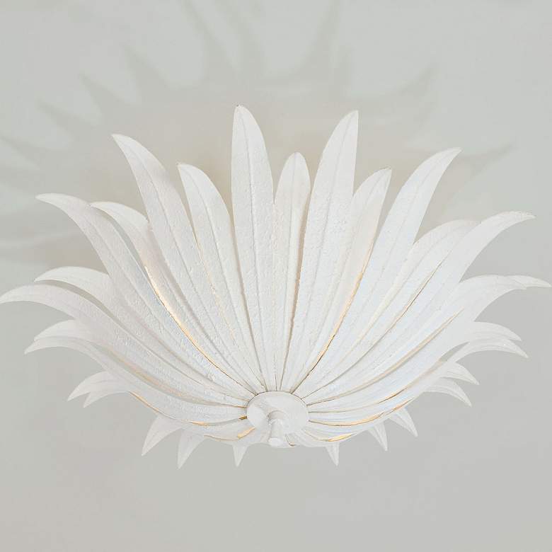 Image 3 Capital Lighting Eden 18" Wide 3-Light White Semi-Flush Ceiling Light more views