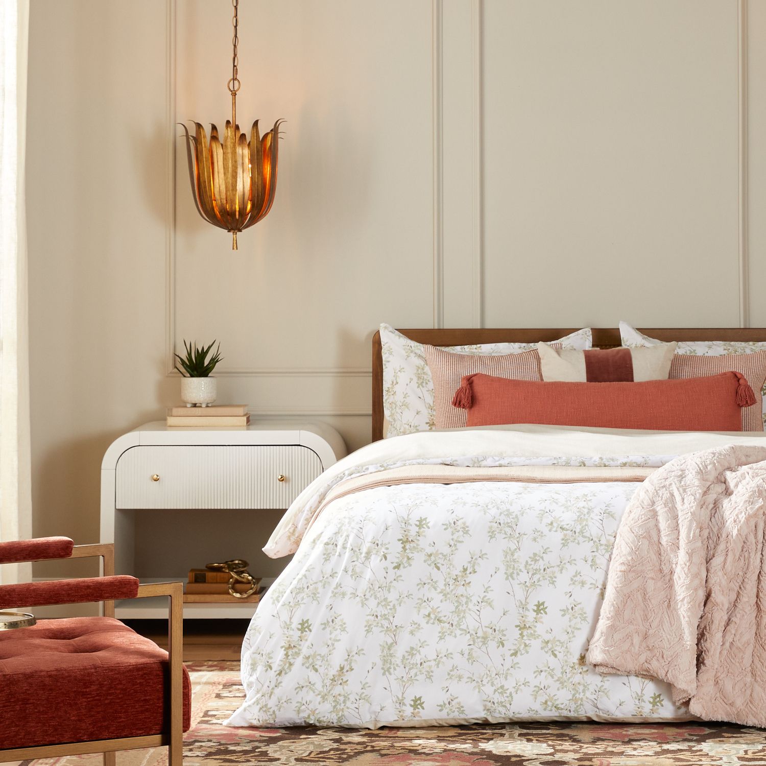 Image 3 Capital Lighting Eden 4 Light Pendant 16" Antique Gold more views