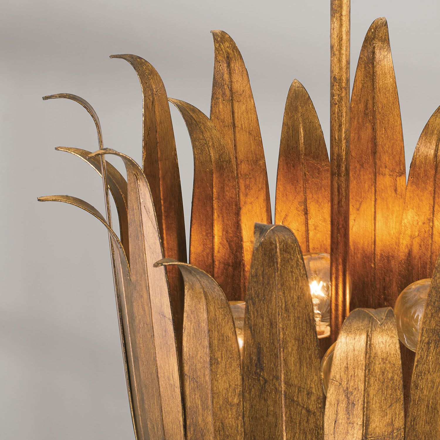 Image 5 Capital Lighting Eden 4 Light Pendant 16" Antique Gold more views