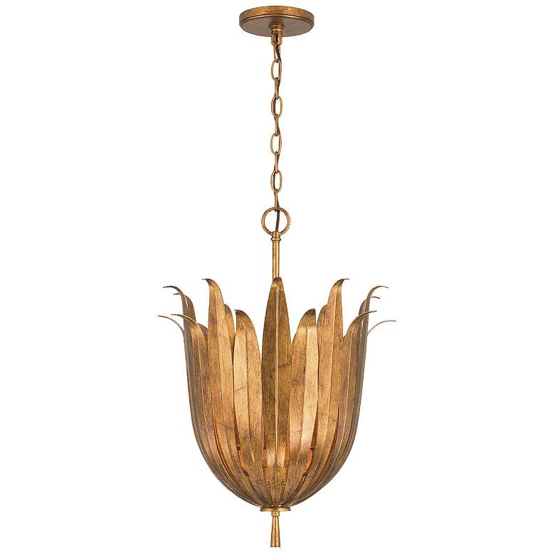 Image 1 Capital Lighting Eden 4 Light Pendant Antique Gold