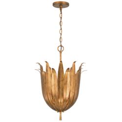 Capital Lighting Eden 4 Light Pendant Antique Gold