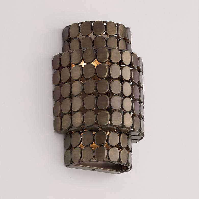 Image 1 Capital Lighting Eliana 2 Light Sconce 9.75" Dark Brass