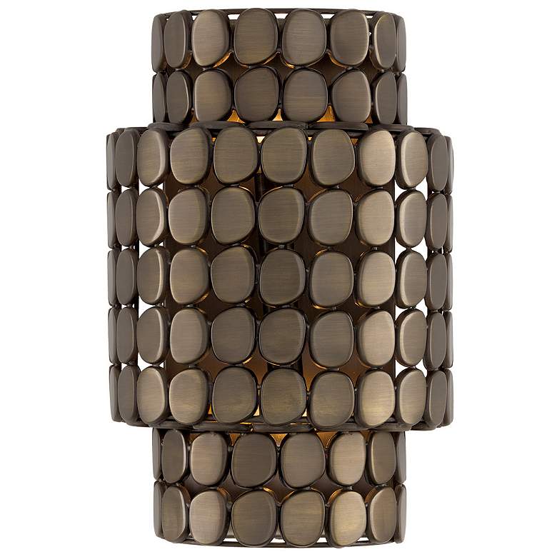Image 4 Capital Lighting Eliana 2 Light Sconce 9.75" Dark Brass more views
