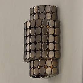 Image5 of Capital Lighting Eliana 2 Light Sconce 9.75" Dark Brass more views