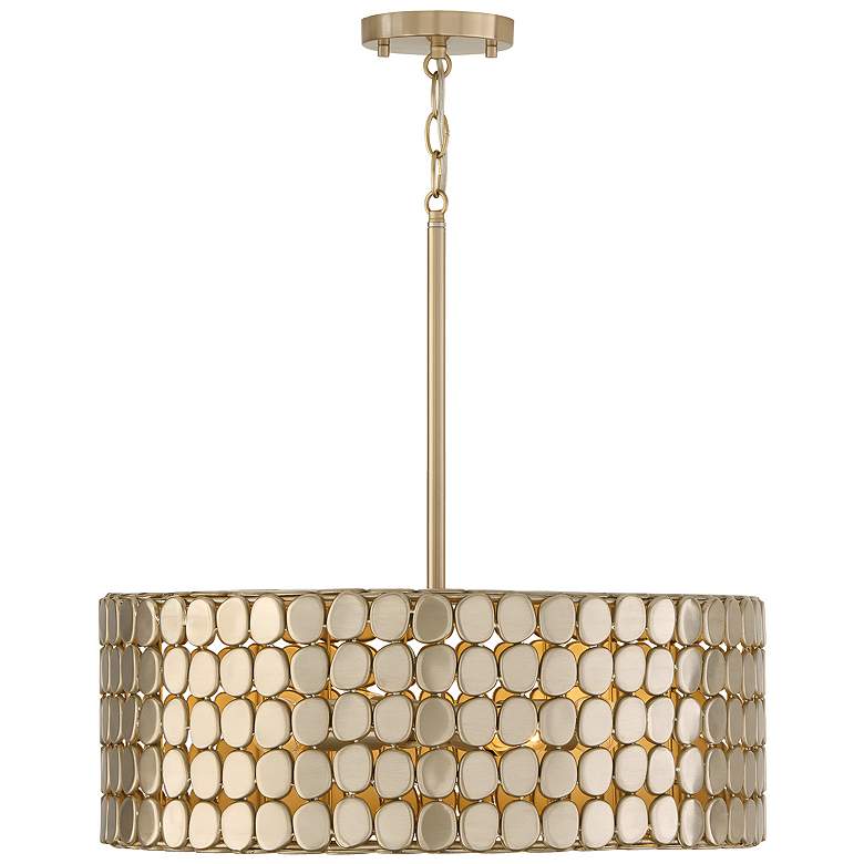 Image 2 Capital Lighting Eliana 4 Light Pendant 21.75" Champagne Brass