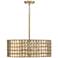 Capital Lighting Eliana 4 Light Pendant 21.75" Champagne Brass