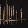 Thumbnail4 of Capital Lighting Elora 12 Light Chandelier Matte Brass more views