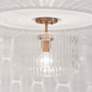 6_Capital Lighting Emerson 15" Aged Brass Seeded Glass Ceiling Light more views