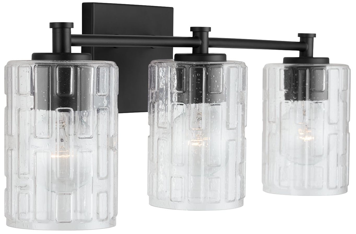 Image 2 Capital Lighting Emerson 3 Light Vanity 23" Matte Black