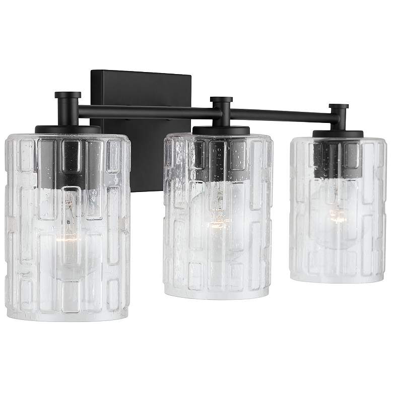 Image 1 Capital Lighting Emerson 3 Light Vanity Matte Black