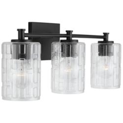 Capital Lighting Emerson 3 Light Vanity Matte Black