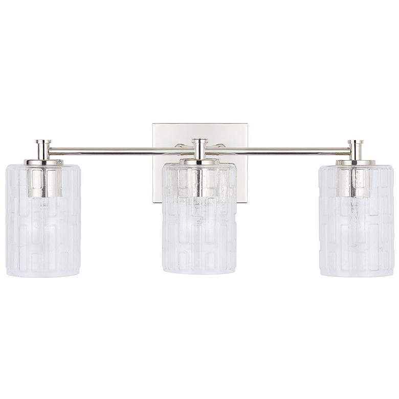 Image 1 Capital Lighting Emerson 3 Light Vanity Polished Nickel