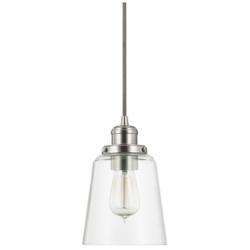 Capital Lighting Fallon 1 Light Pendant Brushed Nickel