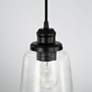 Capital Lighting Fallon 1 Light Pendant Matte Black