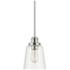 Capital Lighting Fallon 1 Light Pendant Polished Nickel