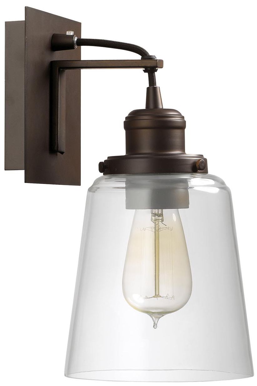 Capital Lighting Fallon 1 Light Sconce 6" Burnished Bronze
