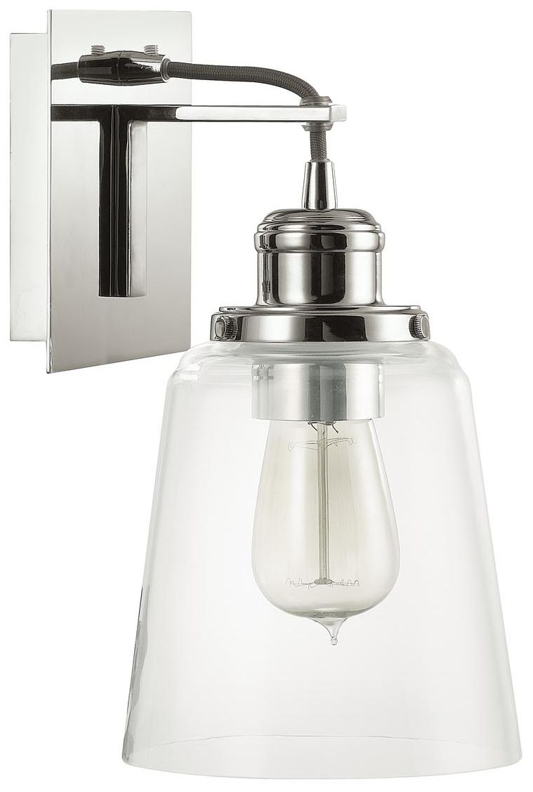 Capital Lighting Fallon 1 Light Sconce 6" Polished Nickel