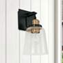Thumbnail1 of Capital Lighting Fallon 1 Light Sconce Aged Brass and Black