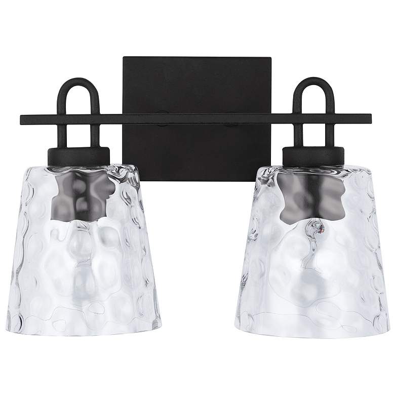Image 1 Capital Lighting Fenton 2 Light Vanity Black Iron