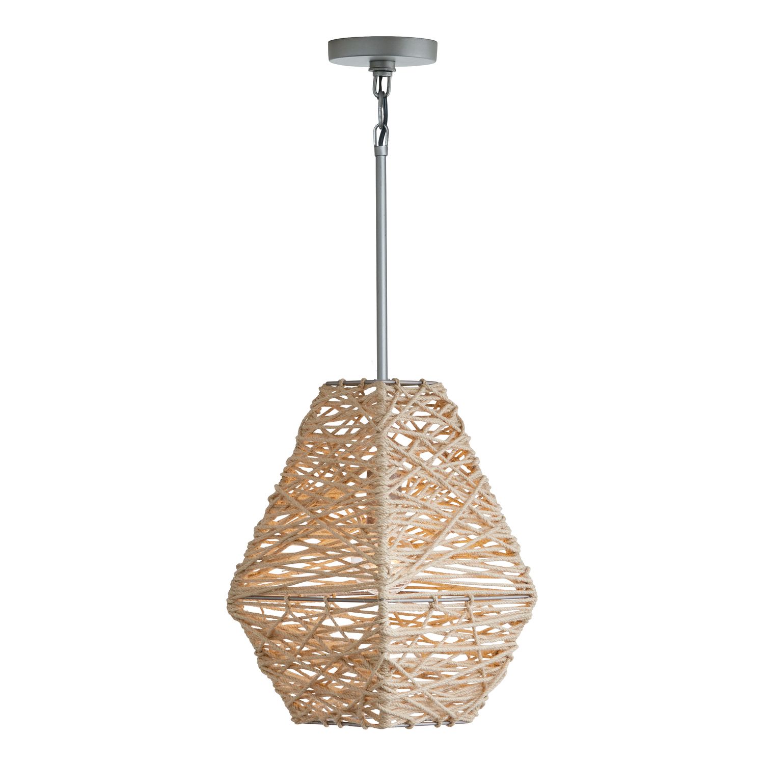 Image 5 Capital Lighting Finley 10 1/2" Natural Jute Coastal Modern Pendant more views