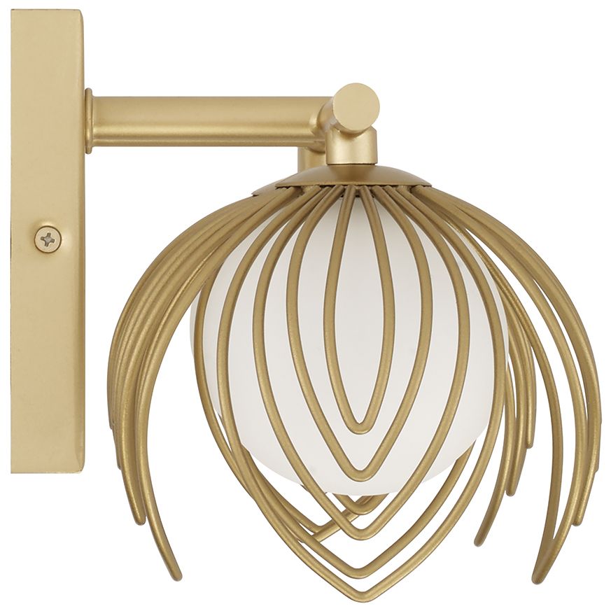 Image 4 Capital Lighting Flora 2 Light Vanity 14" Buffed Gold more views