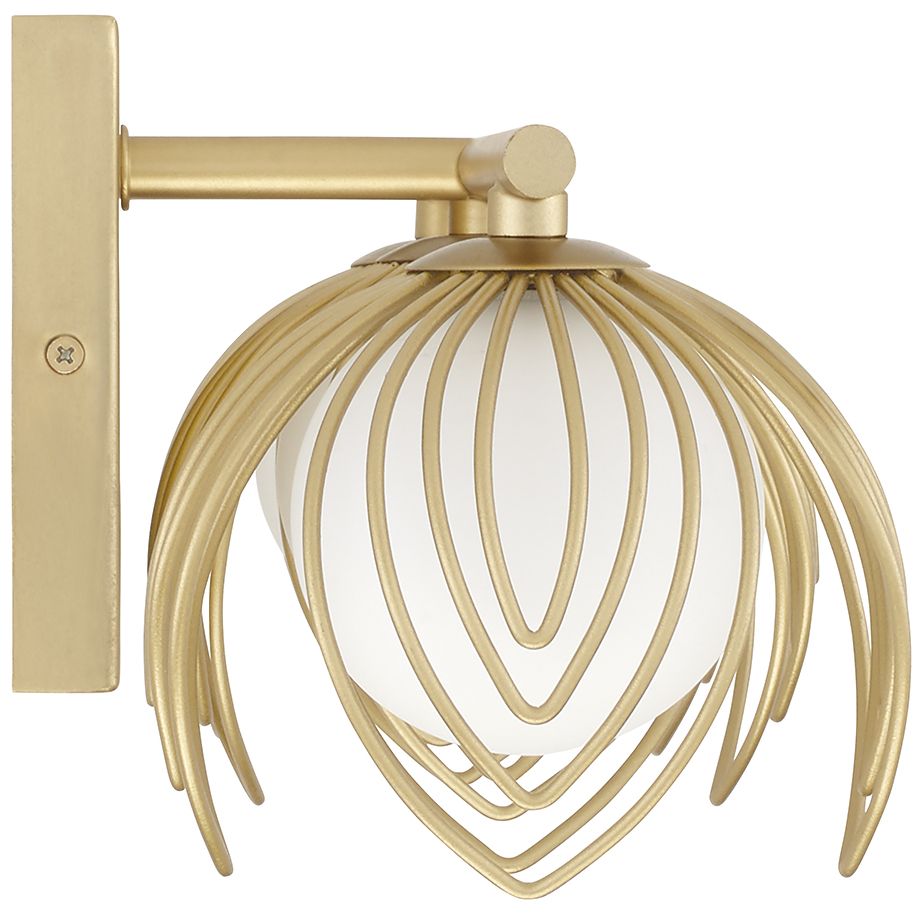 Capital Lighting Flora 3 Light Vanity 22.75" Buffed Gold