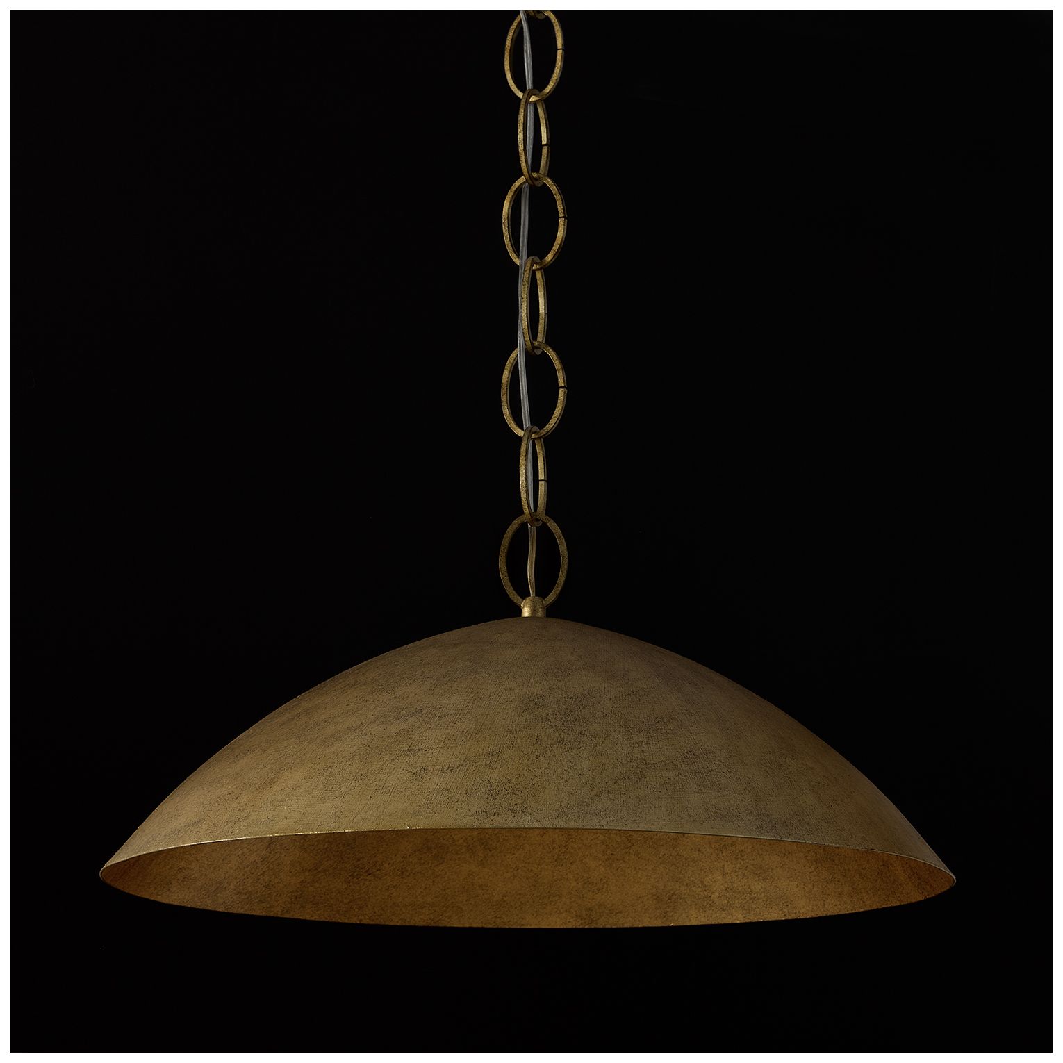 Image 6 Capital Lighting Francesca 1 Light Pendant 24" Feathered Gold more views