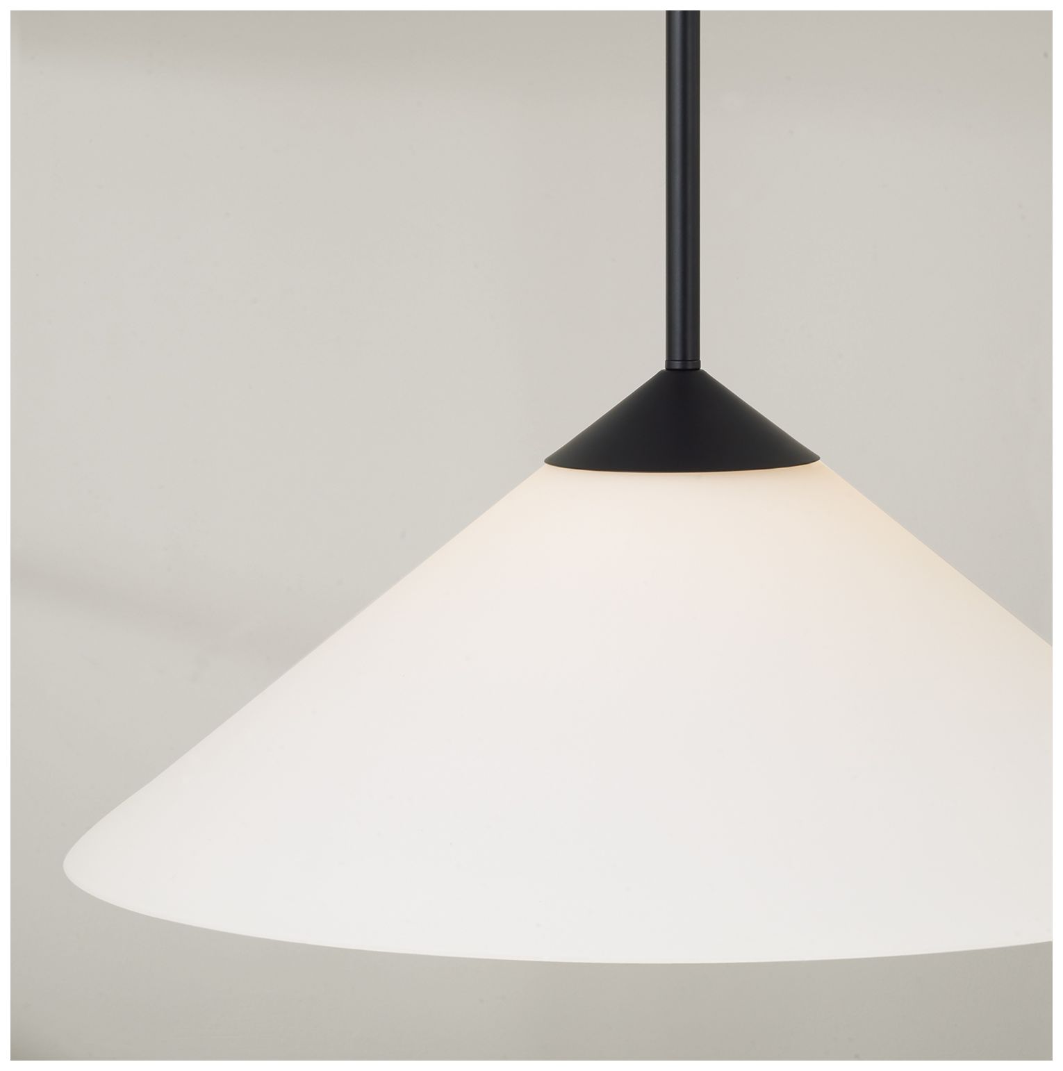 Image 3 Capital Lighting Gatsby 1 Light Pendant 22" Matte Black more views