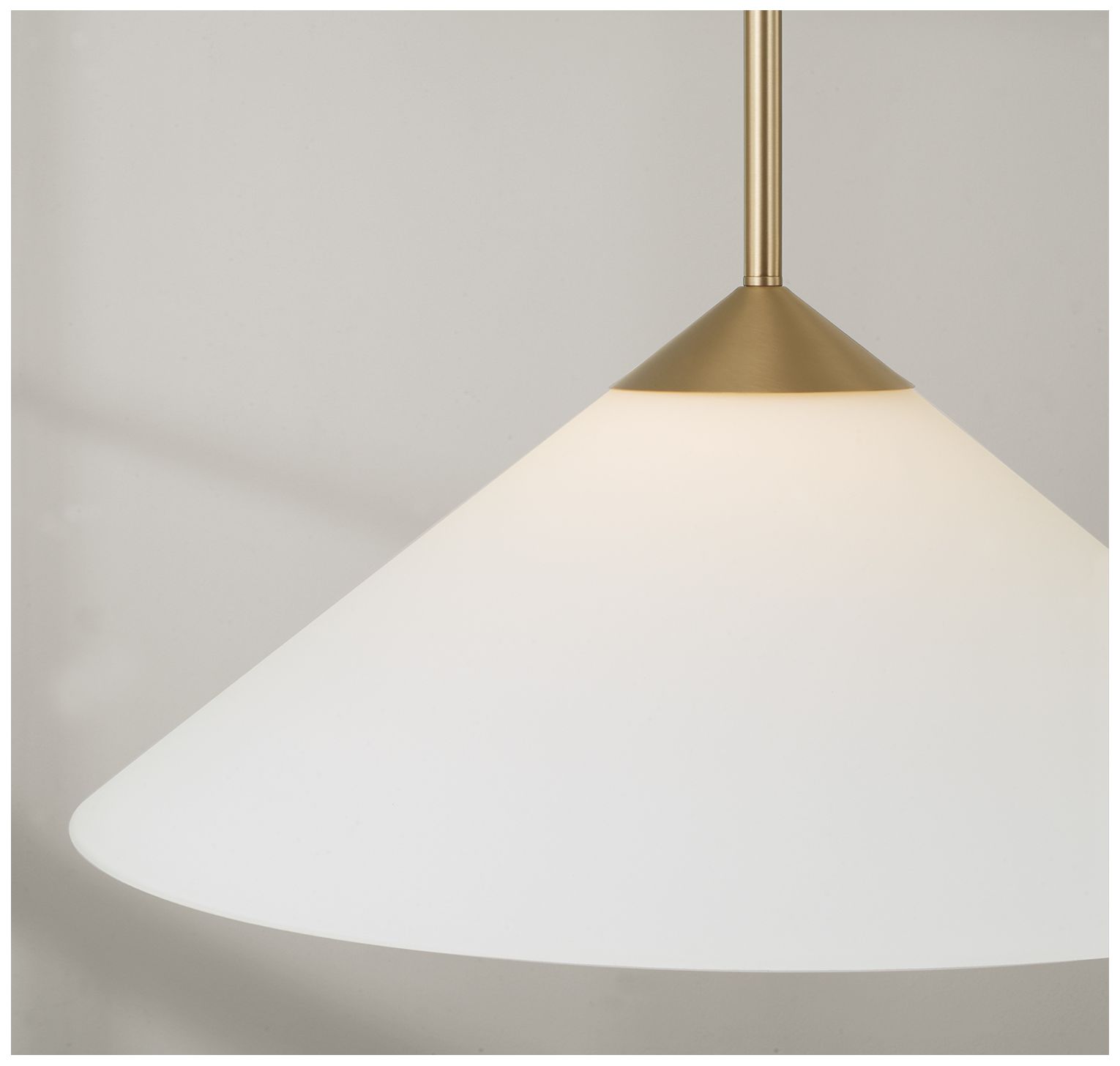 Thumbnail3 of Capital Lighting Gatsby 1 Light Pendant 22" Matte Brass more views