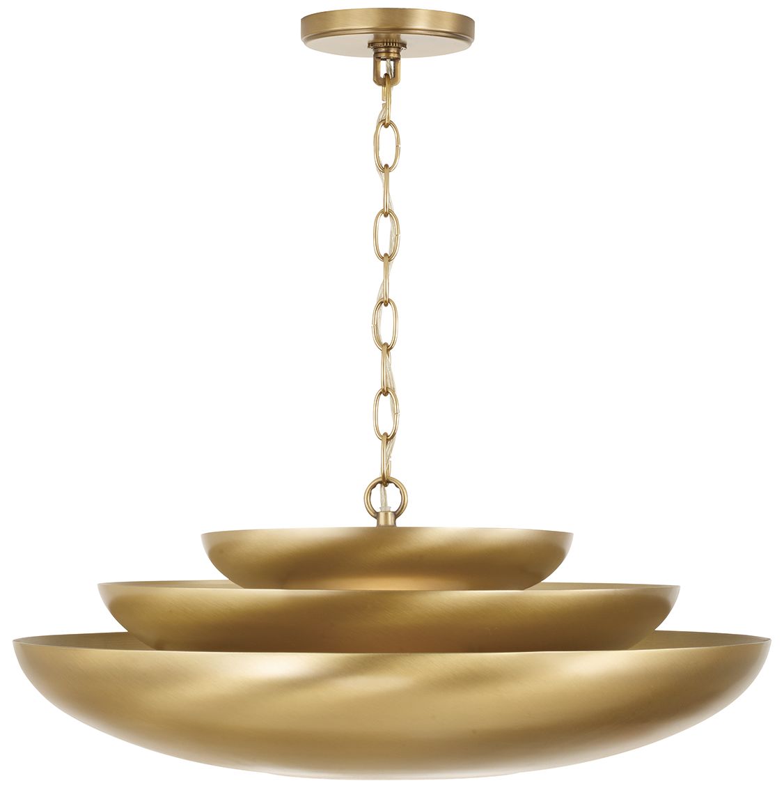Image 4 Capital Lighting Gia 1 Light Pendant 21.5" Aged Brass more views