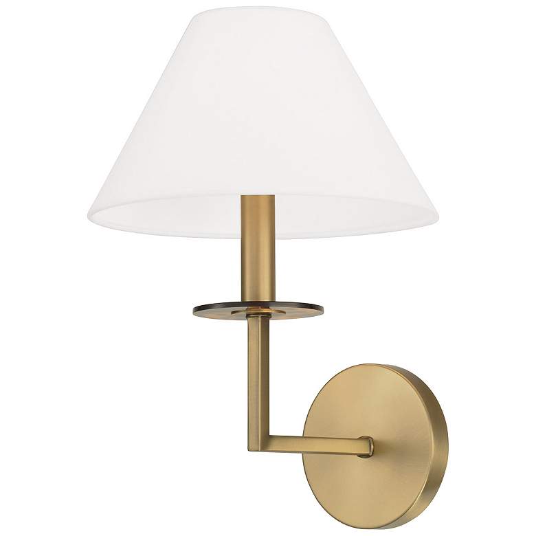 Image 1 Capital Lighting Gilda 1 Light Sconce  Aged Brass