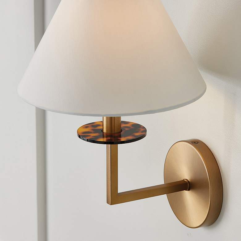 Image 3 Capital Lighting Gilda 1 Light Sconce Aged Brass more views
