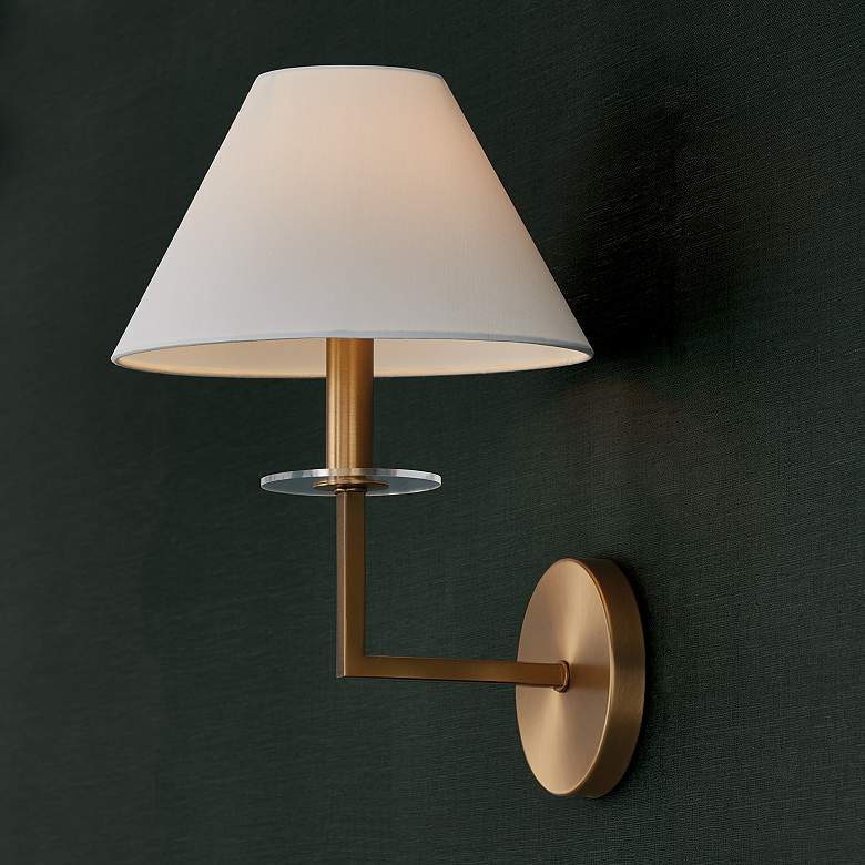 Image 5 Capital Lighting Gilda 1 Light Sconce Aged Brass more views