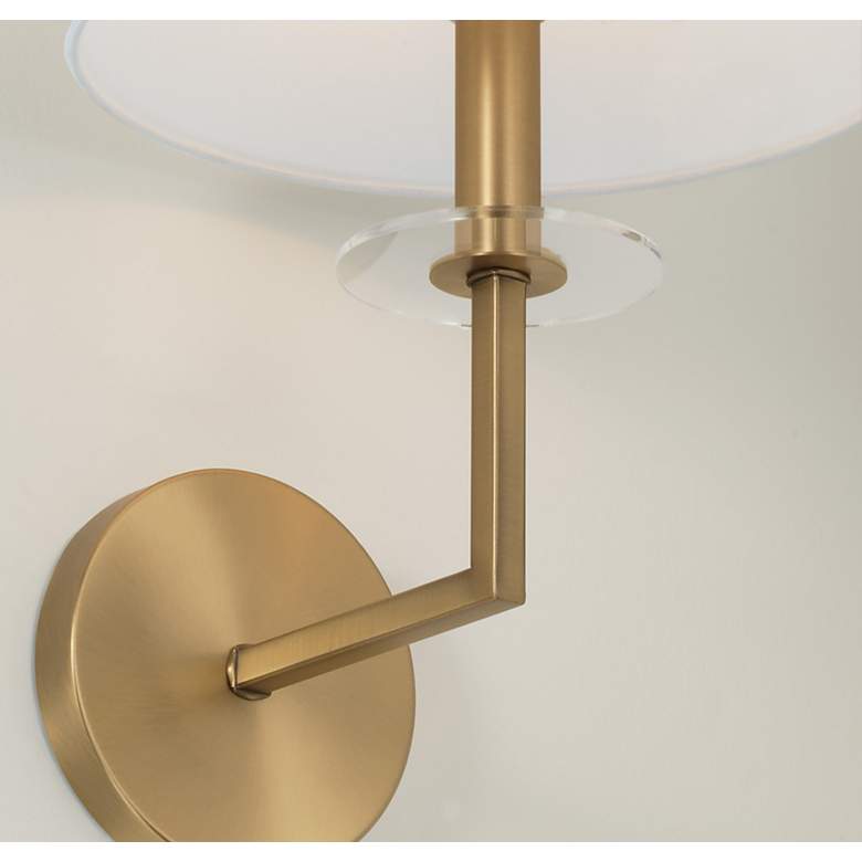 Image 7 Capital Lighting Gilda 1 Light Sconce Aged Brass more views