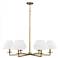 Capital Lighting Gilda 6 Light Chandelier 39.75" Aged Brass
