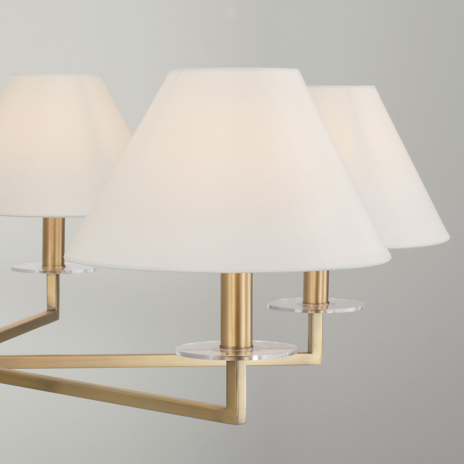 Capital Lighting Gilda 6 Light Chandelier 39.75" Aged Brass