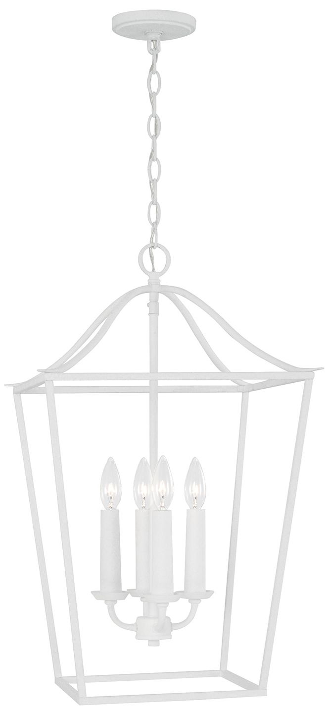Capital Lighting Grady 4 Light Foyer 15.75" Textured White