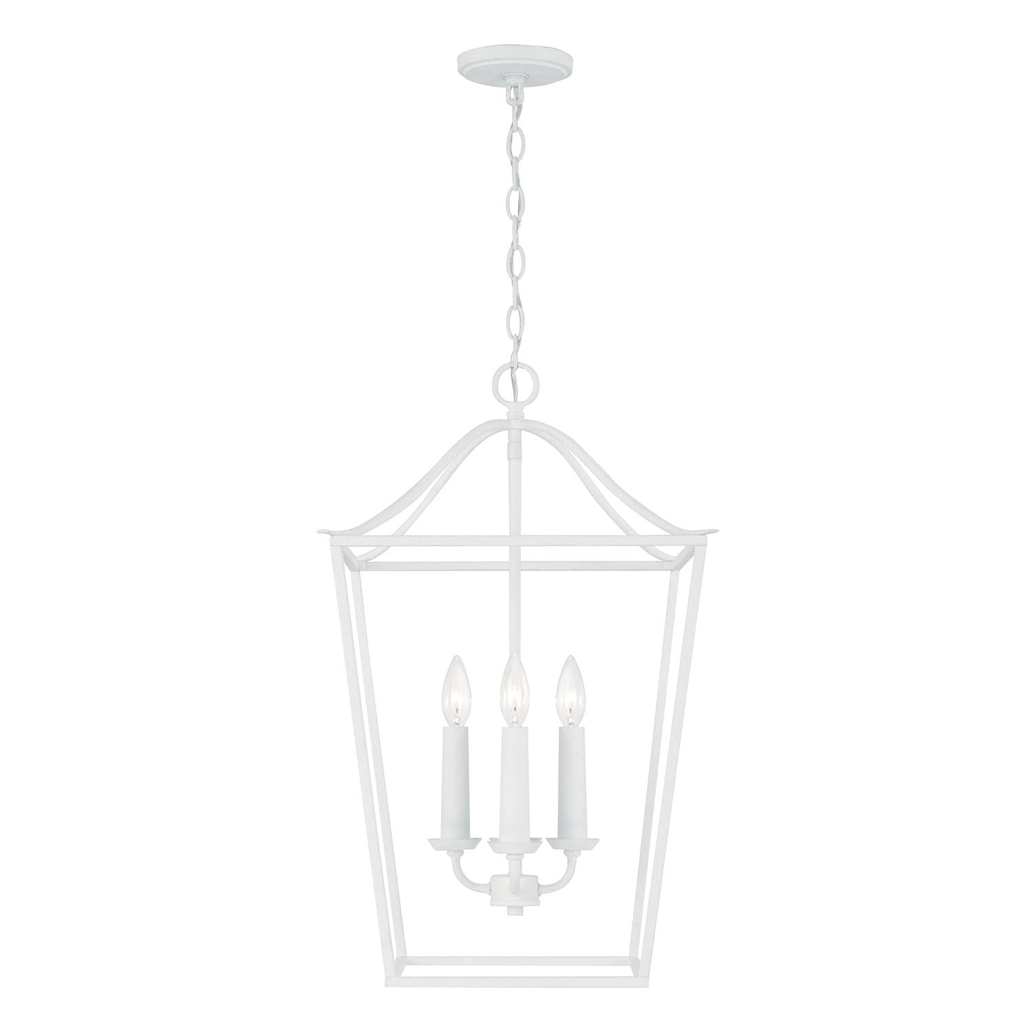 Image 4 Capital Lighting Grady 4 Light Foyer 15.75" Textured White more views
