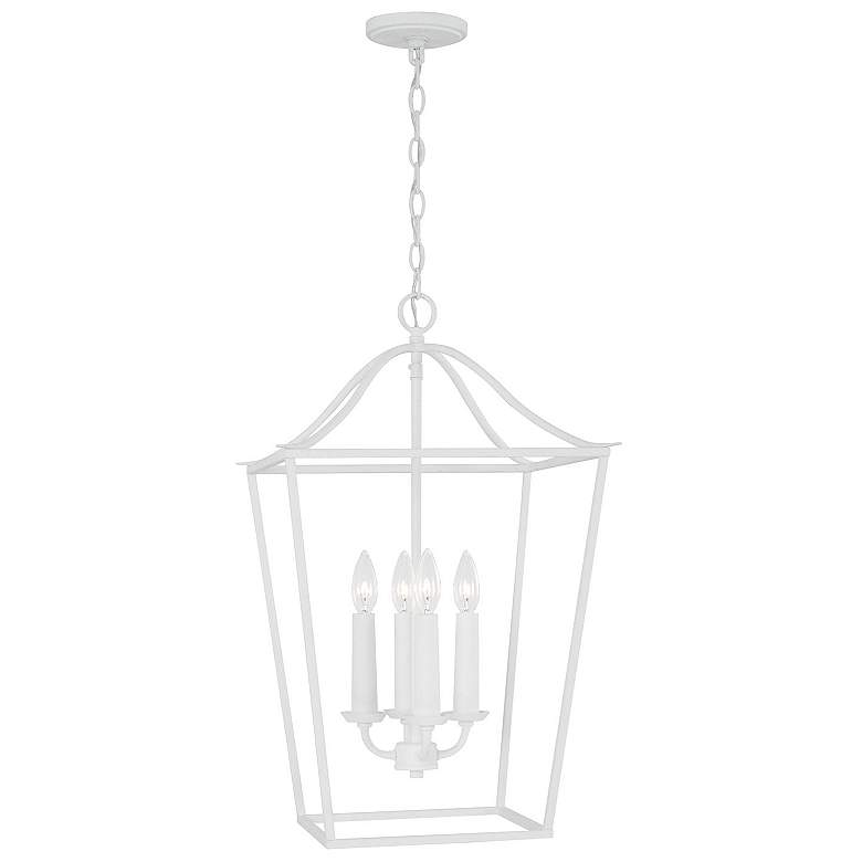 Image 1 Capital Lighting Grady 4 Light Foyer Textured White