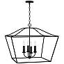 2_Capital Lighting Grady 4 Light Pendant Black Iron