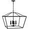 Capital Lighting Grady 4 Light Pendant Black Iron