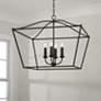 1_Capital Lighting Grady 4 Light Pendant Black Iron