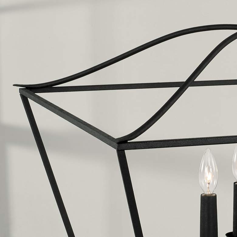 Image 4 Capital Lighting Grady 4 Light Pendant Black Iron more views
