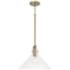 Capital Lighting Greer 1 Light Pendant Aged Brass