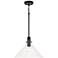Capital Lighting Greer 1 Light Pendant Matte Black