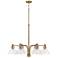 Capital Lighting Greer 6 Light Chandelier Aged Brass