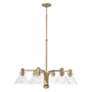 4_Capital Lighting Greer 6 Light Chandelier Aged Brass more views