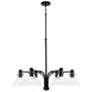 2_Capital Lighting Greer 6 Light Chandelier Matte Black